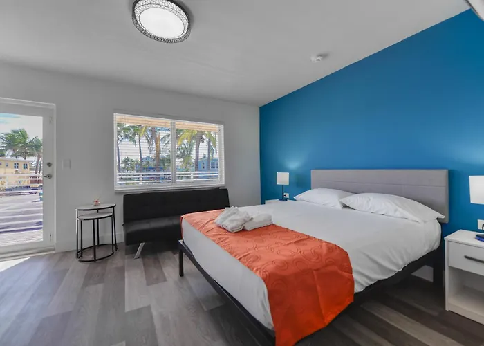 Amazing Balcony Studio At The Beach With Parking -M44